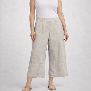 Banana Republic Wide Leg Cropped Linen Blend Pants
Women's XS Beige High Rise
